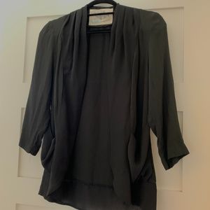 Black lightweight blazer jacket